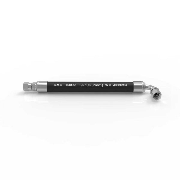Redrock Performance C2308 Series 1/2" Rubber Hydraulic hose with 2 High-Tensile Steel Wire Braid, Inner Diameter 1/2 Inch, 4000 PSI Max, Bulk Hydraulic Hose -40 °F to 212 °F, Hydraulic Oil Flexible Hose