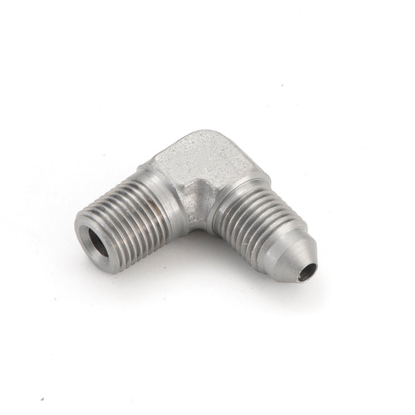 Adaptadores de línea de freno de rendimiento Redrock AN a accesorios de codo macho de 90° para tubería serie 322 