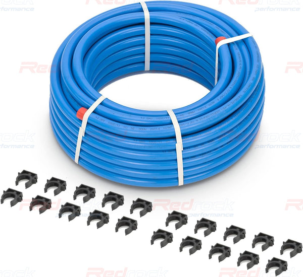 Redrock Performance Compressor Air Tubing Kit 1/2" x 100ft HDPE Aluminum Piping System AIR Compressor Hose 200PSI ASTM F1282